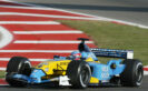 2003 Renault RS23 driven by Fernando Alonso in Barcelona