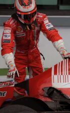 Kimi broken exhaust 2008 F1 GP France
