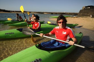 Ferrari drivers hard at work at fitness training camp