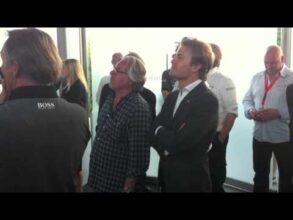 Nico & Keke Rosberg watching GP China 2012 win for 1st time together on TV