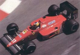 Michele Alboreto, Ferrari F1 87, 1987 Monaco GP
