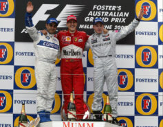Kimi's 1st podium 2002 Australian F1 GP