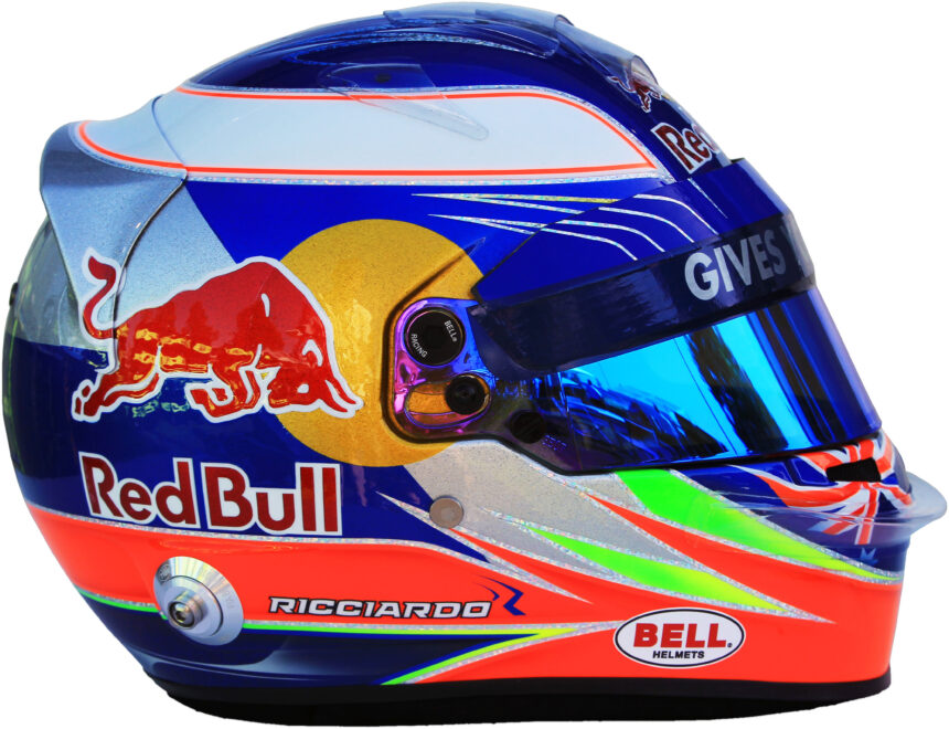 Daniel Ricciardo kask 2013