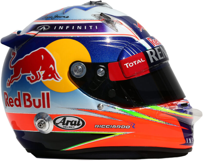 Daniel Ricciardo kask 2014
