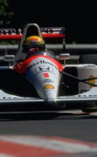 Ayrton Senna driving the McLaren MP4-6 Honda (1991)