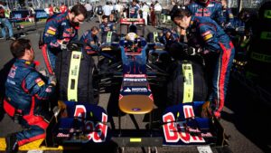 Jean-Eric Vergne first grid in Australia with the Toro Rosso STR7 (2012)