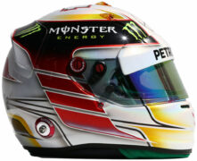 Lewis Hamilton helmet 2014