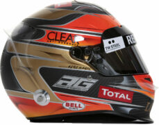 Romain Grosjean helmet 2012