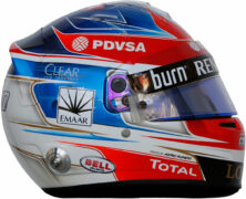 Romain Grosjean helmet 2014