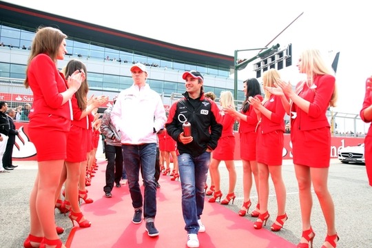 Glock: Caterham should keep Kovalainen 1 Timo Glock Britain 2012