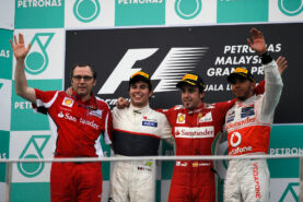 Tulokset 2012 Formula 1 Malesian Grand Prix
