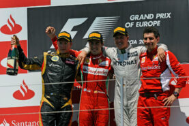 Podium Valencia 2012