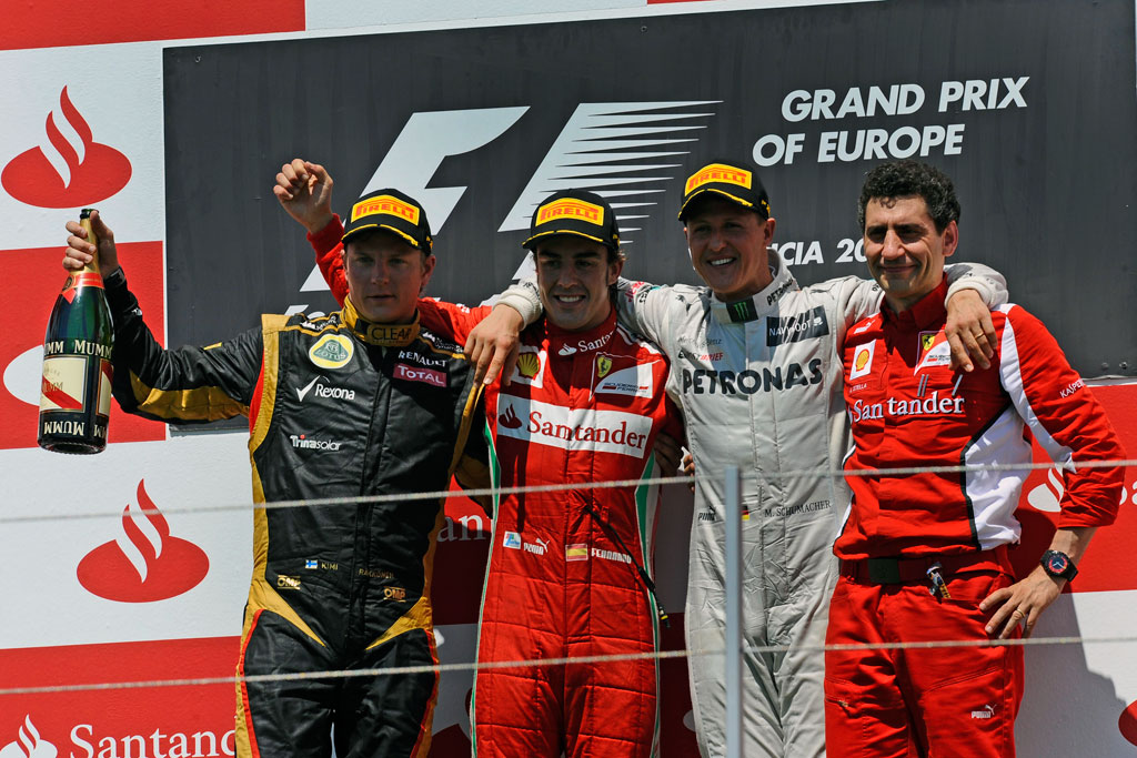 2012 European Grand Prix: F1 Race Results, Winner & Podium