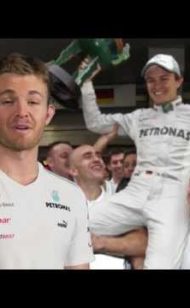 Nico Rosberg celebrating 111 years Mercedes-Benz Motorsport at the German GP in Hockenheim 2012