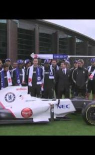 Презентация на тренировочной базе ФК «Челси» в Кобхэме - Sauber F1 Команду