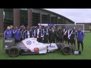 Presentation at Chelsea FC's Cobham training ground - Sauber F1 Team