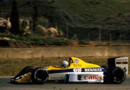 Riccardo Patrese (ITA) tests the Williams FW12C. Formula One Testing, Jerez, Spain, 1989.