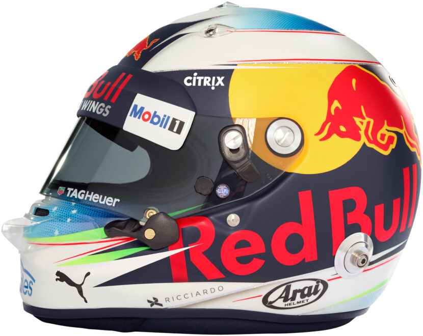 Daniel Ricciardo kask 2017