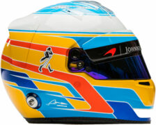 2017 Fernando Alonso helmet