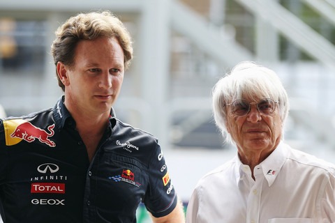 Ecclestone, Red Bull, agree deal for 2014 Austria GP 1 Christian Horner & Bernie Ecclestone