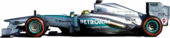 Mercedes W04 F1 car