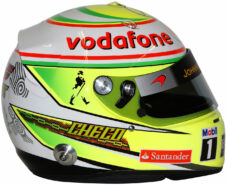 2013 Sergio Perez helmet