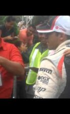 Pastor Maldonado in Caracas, Venezuela