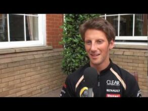 Romain Grosjean在英国大奖赛之前