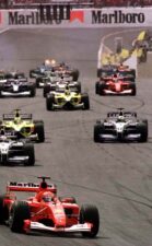 Start of Grandprix at Interlagos Brazil 2001