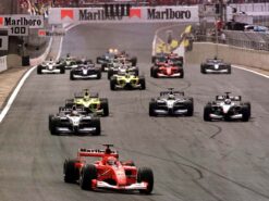 Start of Grandprix at Interlagos Brazil 2001