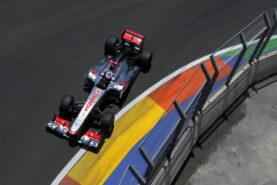 Jenson Button driving his McLaren MP4-27 Mercedes (2012)