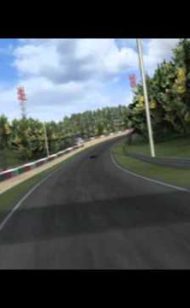Animated lap Suzuka F1 circuit in Japan