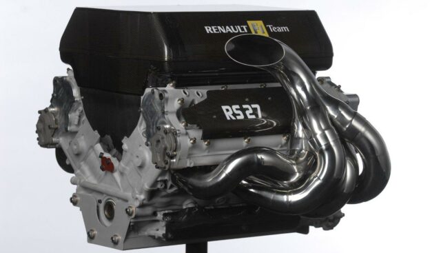 V6 turbo F1 engine will deliver less horse power 1 Renault RS27 Engine