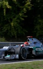 Michael Schumacher driving the Mercedes W03 (2012)