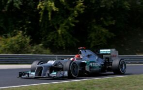 Michael Schumacher driving the Mercedes W03 (2012)