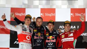 2012 Singpore Podium
