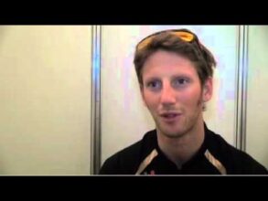 Romain Grosjean before the Japanese Grand Prix