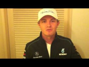 Nico Rosberg: 22 sec (!) video message to his fans after crashing with Senna in Japan 2012