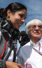 Monisha Kaltenborn and Bernie Ecclestone