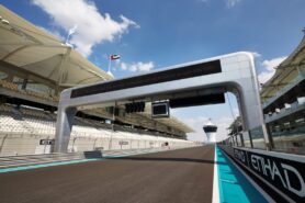 Abu Dhabi start finish line