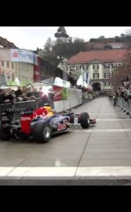 Sebastian Vettel Red Bull Racing F1 Show Run 2012 Graz