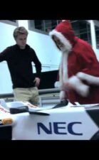 Season's Greetings: Nico Hulkenberg meets Santa Claus