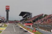 Main striaght Spanish Catalunya circuit