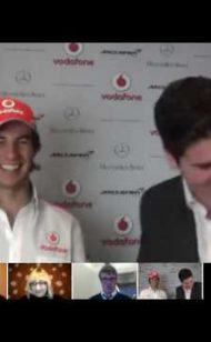 F1 interview Sergio Pérez at Vodafone McLaren Mercedes