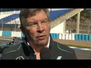 สัมภาษณ์รอสส์ปี 2013 Brawn เปิดตัว Mercedes W04 F1 รถ