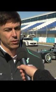 2013 interview Toto Wolff launch Mercedes W04 F1 car