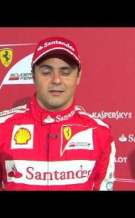 Entrevistas a Massa y Alonso tras el Ferrari F138 F1 lanzamiento