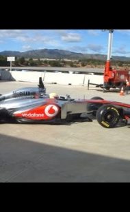 Exclusive footage McLaren MP4-28 F1 car