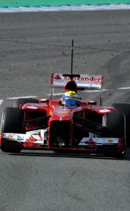 Felipe Massa quick with Ferrari F138 on F1 wintertest at Jerez day 3