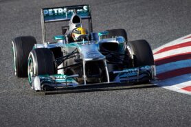 Lewis Hamilton Mercedes W04